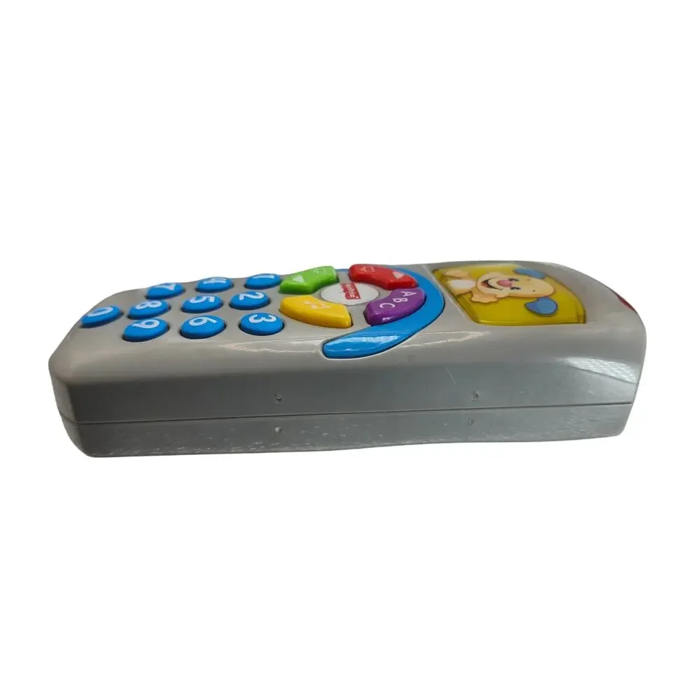 Fisher-Price Laugh &‎ Learn Puppy’s Remote Pretend TV Control Music Tested Gray